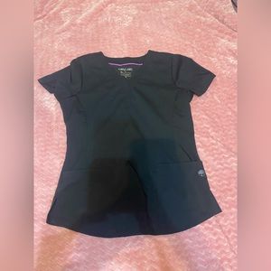 Purple Level Scrub Top